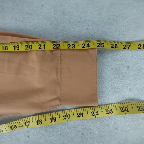 Van Heusen Men's Orange Cotton Blend Button Down Size Large 16 (34-35) - Picture 10 of 12